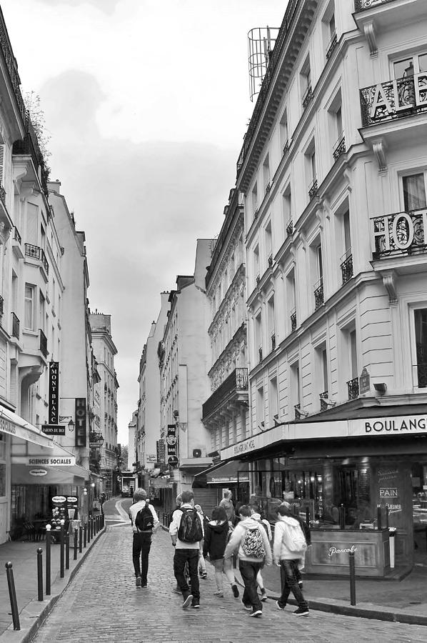 Paris Photograph - Small Street in Paris by Kim Bemis