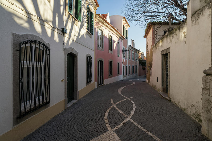 Small Streets Stroll in Cascais Portugal Photograph by Georgia Mizuleva