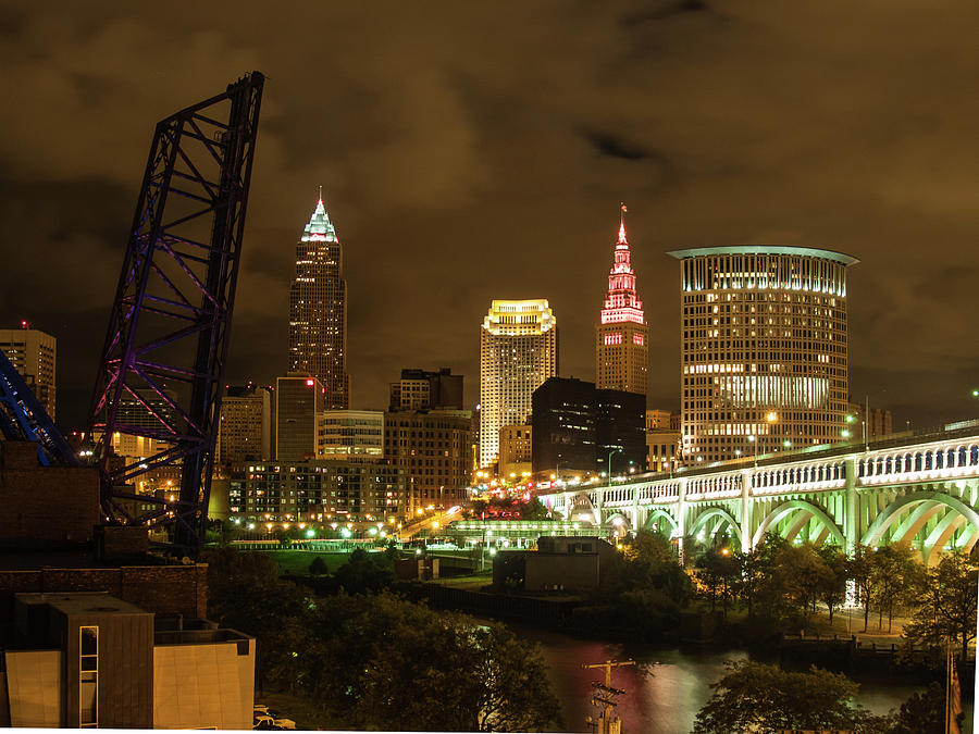 Small Town Cleveland Photograph by Stewart Helberg