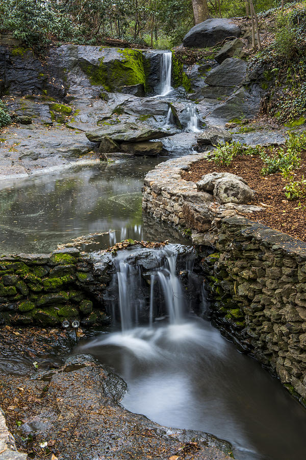 Small Triple Waterfall Downtown Greenville SC Photograph by Willie ...