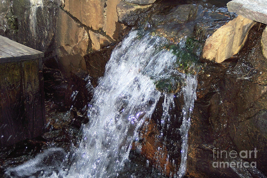 Small Waterfall Photograph by CAC Graphics