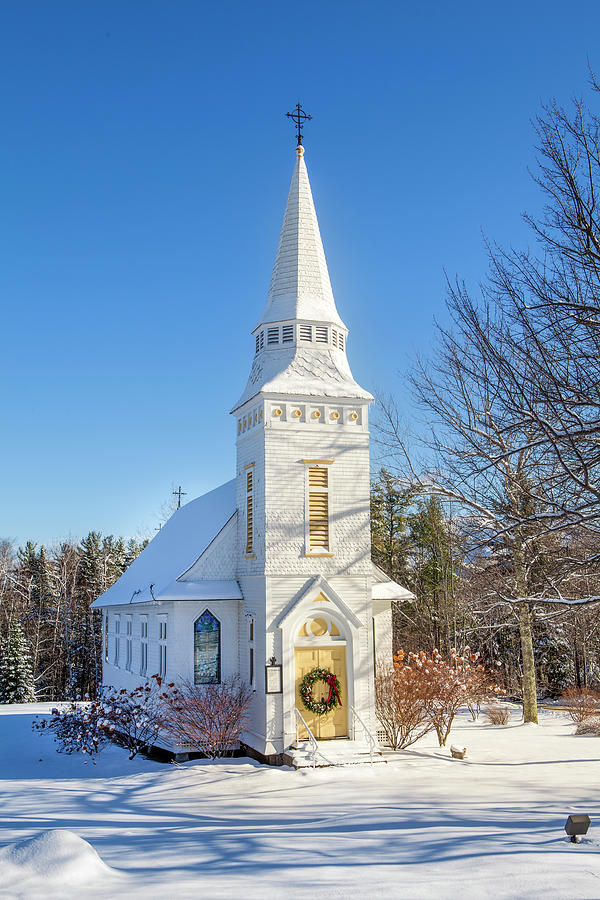 Episcopalian Church, Sugar Hill, Nh Photograph