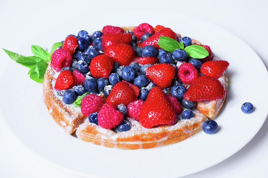 Strawberry Photograph - Smart Breakfast by Iryna Goodall
