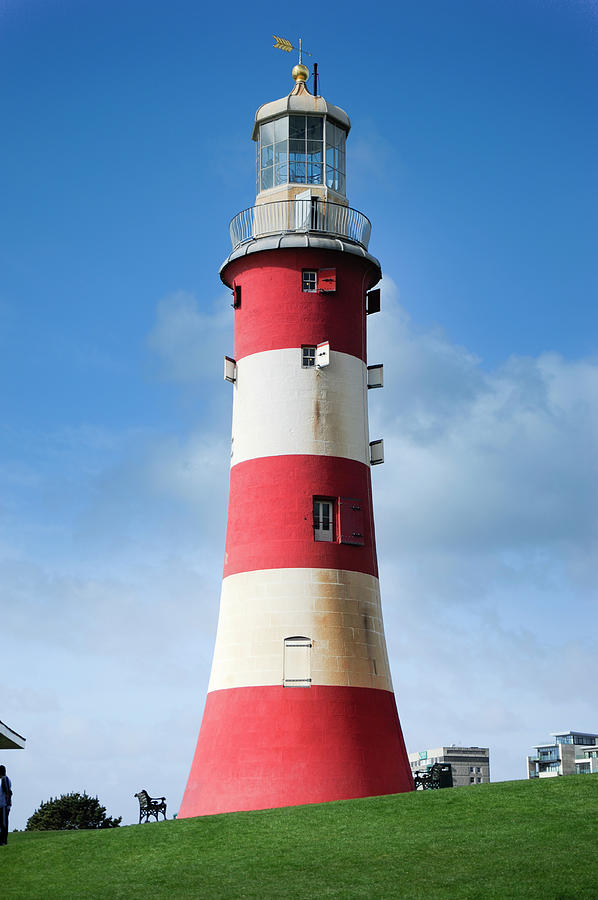 Smeatons Tower Lighthouse Plymouth Hoe Photograph by Donald Davis