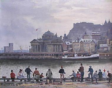 1956 Painting - Smelt Fishers by Robert Pilot 1956 Painting - Smelt Fishers by Robert Pilot