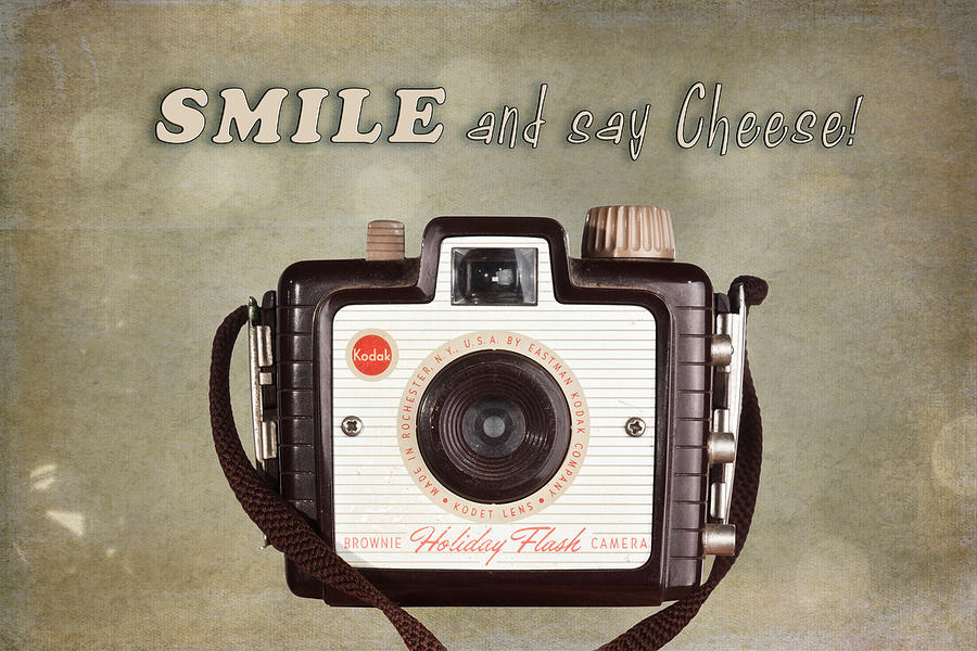 Vintage Photograph - Smile and Say Cheese by Tom Mc Nemar