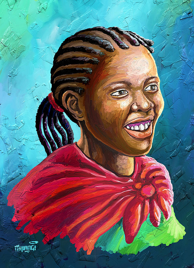 Smile Painting by Anthony Mwangi