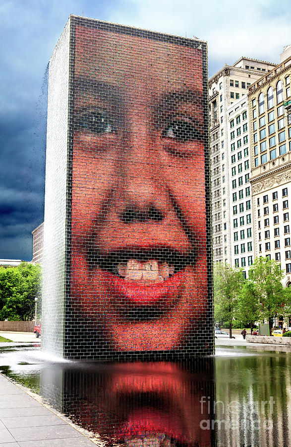 Smile in Chicago Photograph by John Rizzuto
