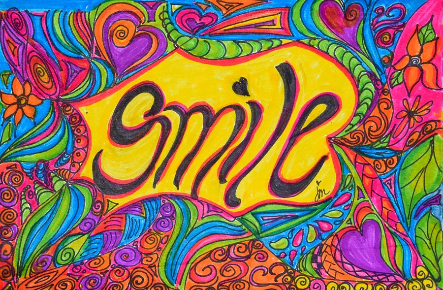 Smile Drawing by Jewell McChesney - Fine Art America