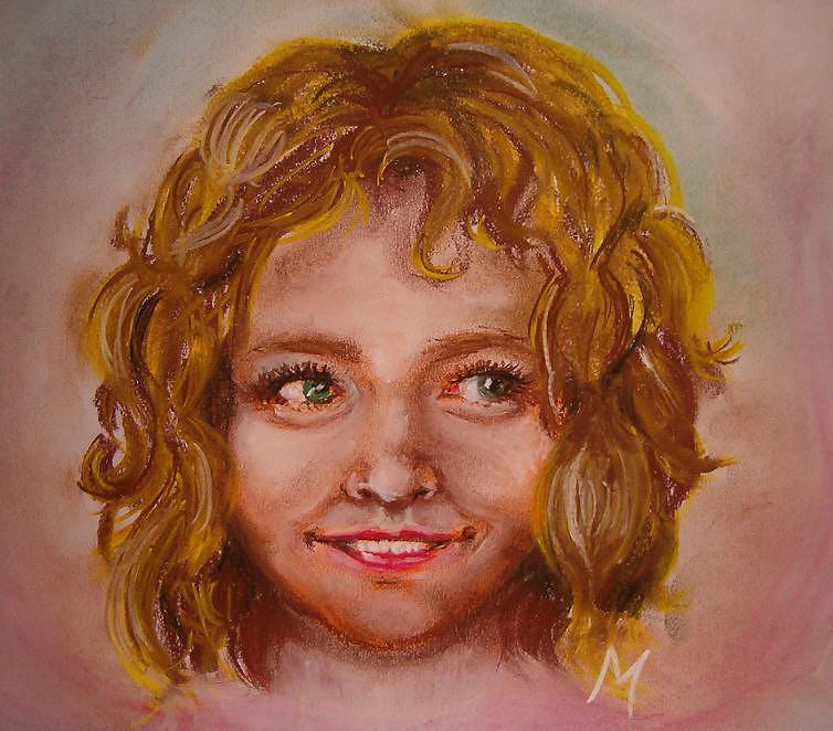 Smile Pastel by Melinda Molnar - Fine Art America