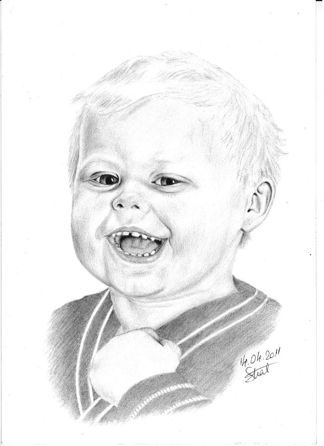 Smile Drawing by Tavi Strat - Fine Art America