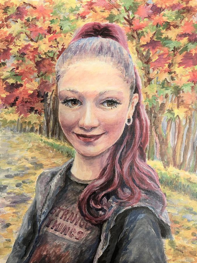 Smile of Autumn Painting by Svetlana Nassyrov