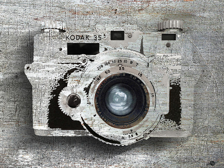 Smile Camera Kodak Mixed Media by Tony Rubino