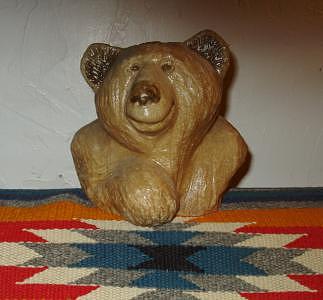 Smiley Bear Sculpture by William Luke Smiley Bear Sculpture by William Luke