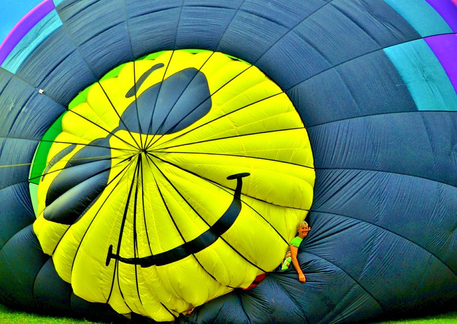 Smiley Face Balloon Photograph by Eileen Brymer