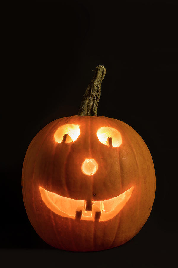 Smiley Jackolantern 3 Photograph by John Brueske - Fine Art America