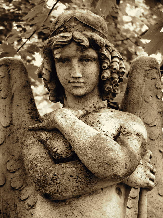 Angel Child Photograph - Smiling Angel by Loretta Fasan
