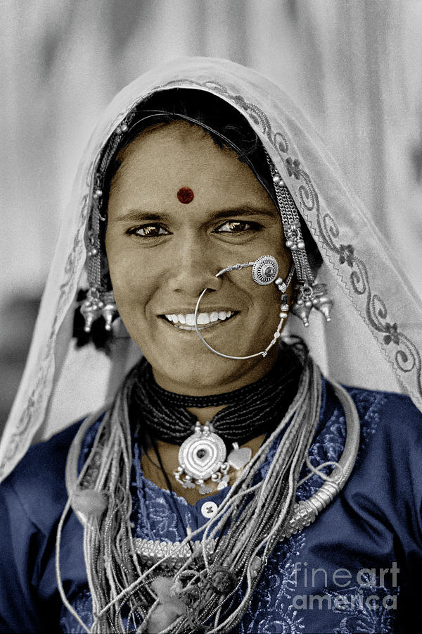Smiling Banjari woman - Pushkar, India Photograph by Craig Lovell