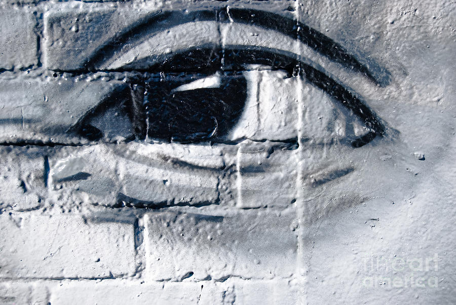 Smiling Graffiti Eye Painting by Yurix Sardinelly
