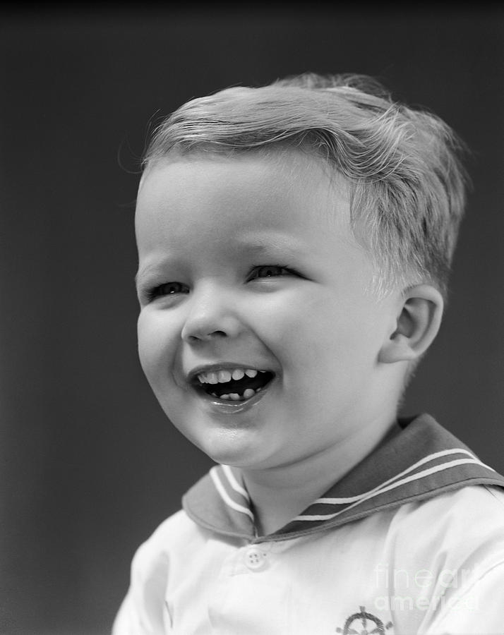 Smiling Little Boy, C.1940s Photograph by H. Armstrong Roberts/ClassicStock