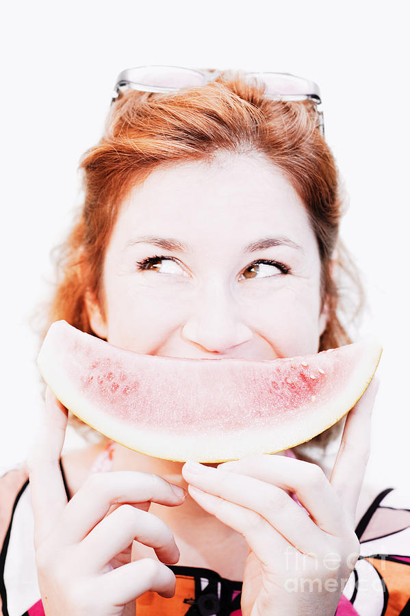 Smiling Summer Snack Photograph by Jorgo Photography