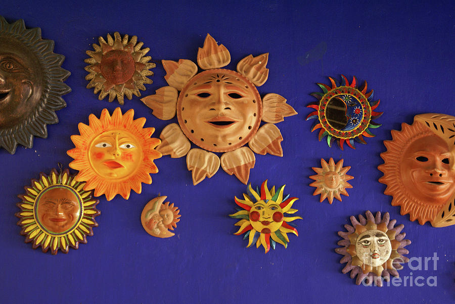 Smiling Suns or Sols Mexico Photograph by John  Mitchell
