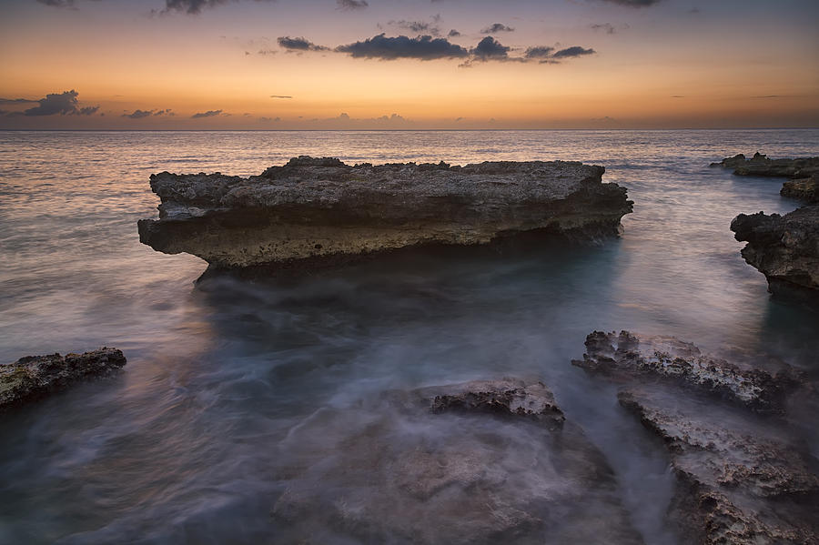Beach Photograph - Smith Barcadere Grand Cayman Sunset by Adam Romanowicz
