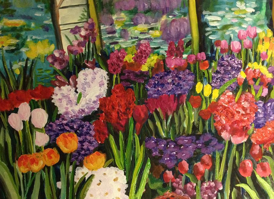 Smith College Spring Flower Show Painting by Richard Nowak