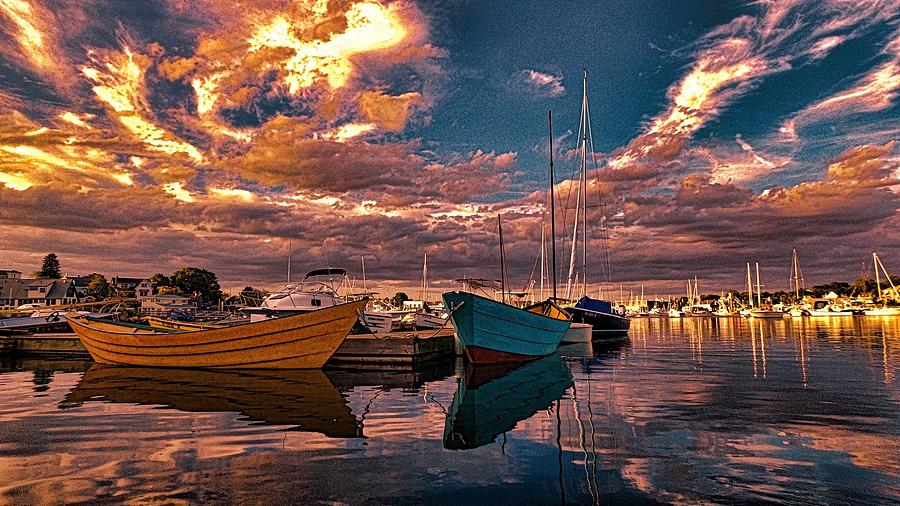 Smith Cove at Rocky neck ..Dory's Photograph by David Vincent - Fine ...