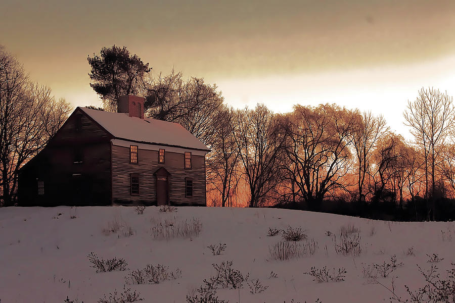 Sunrise Photograph - Smith House by Jeff Heimlich