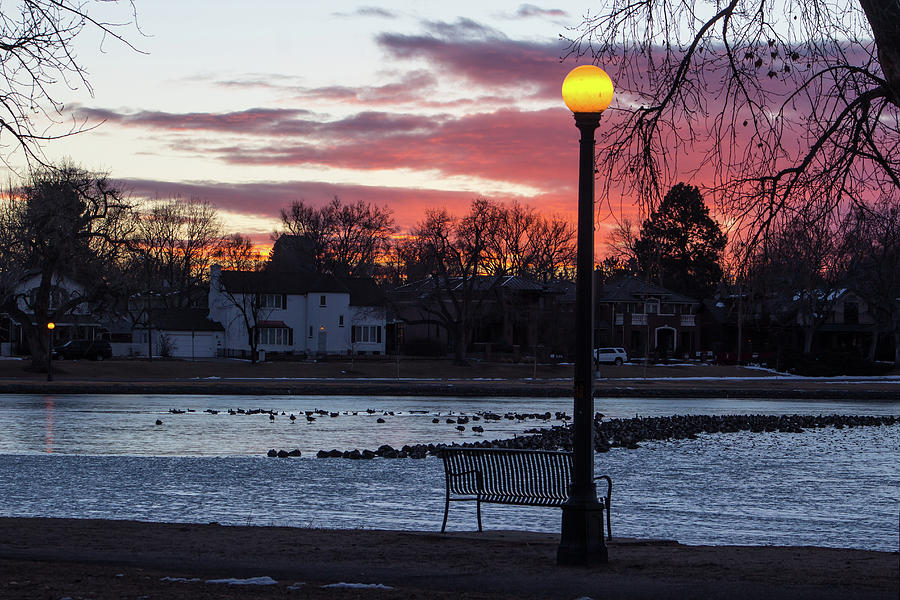 Smith Lake Sunrise Photograph by Bill Wiebesiek