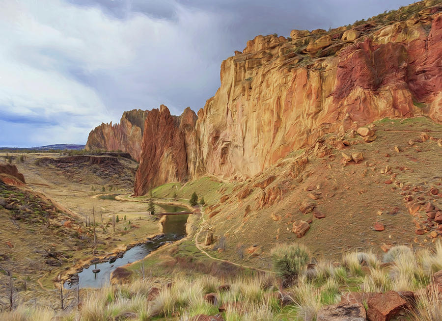 Smith Rock A Hikers Delight Photograph by Wes and Dotty Weber