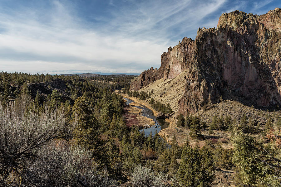 Smith Rock and Beyond Photograph by Belinda Greb