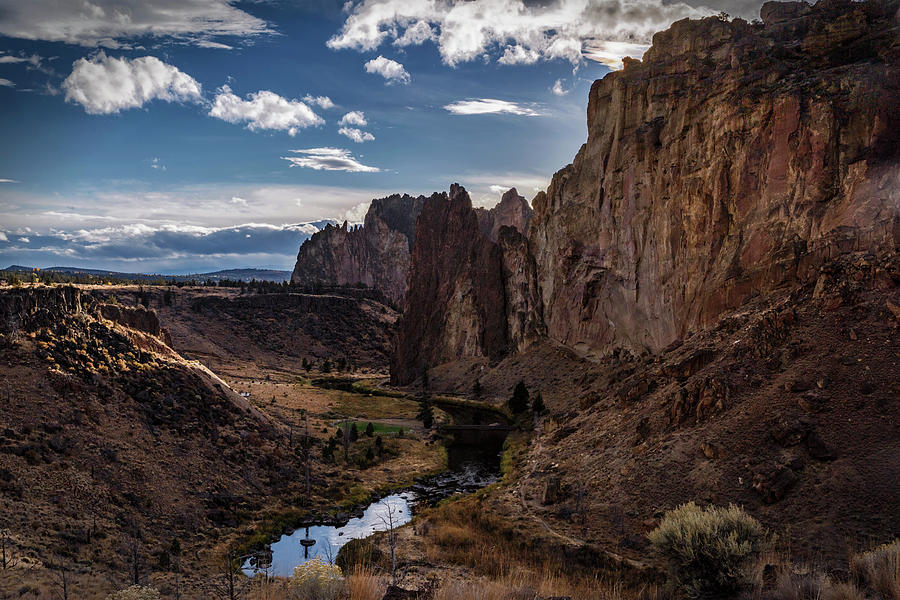 Smith Rock and Crooked River Photograph by Cat Connor
