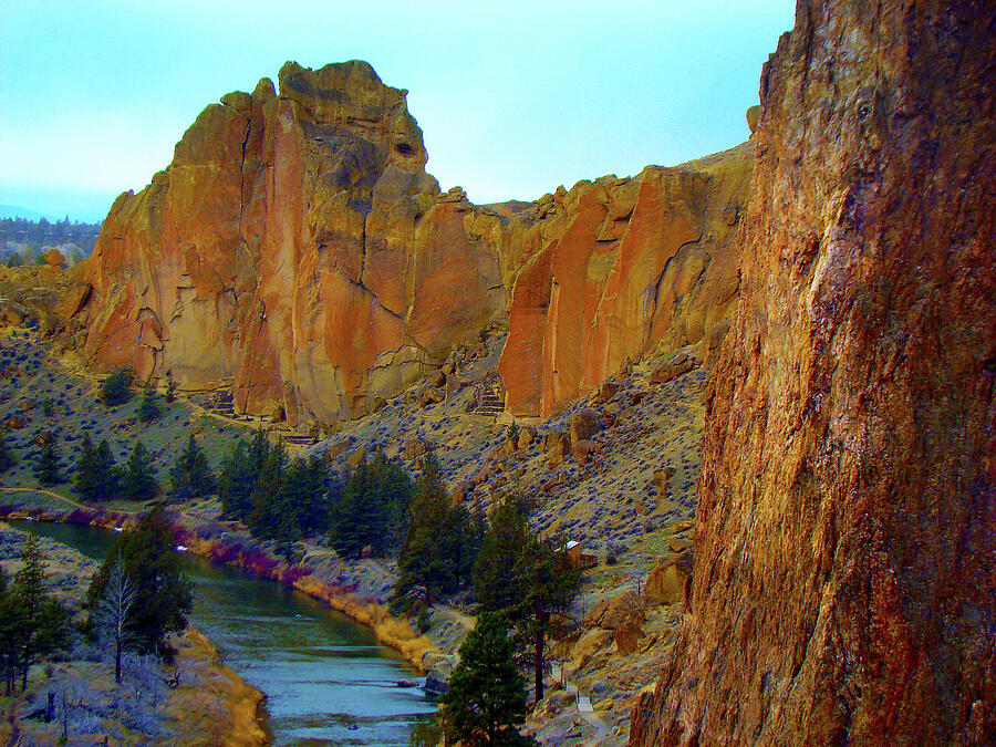Smith Rock hiking Photograph by Lisa Rose Musselwhite