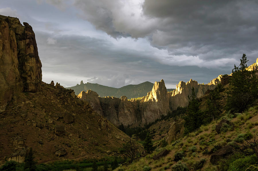 Smith Rock Sky Photograph by Steven Clark