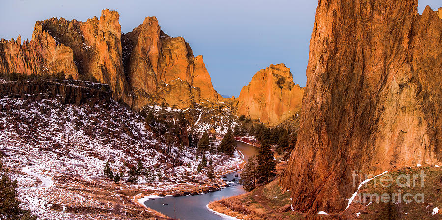 Smith Rock State Park In Morning Photograph