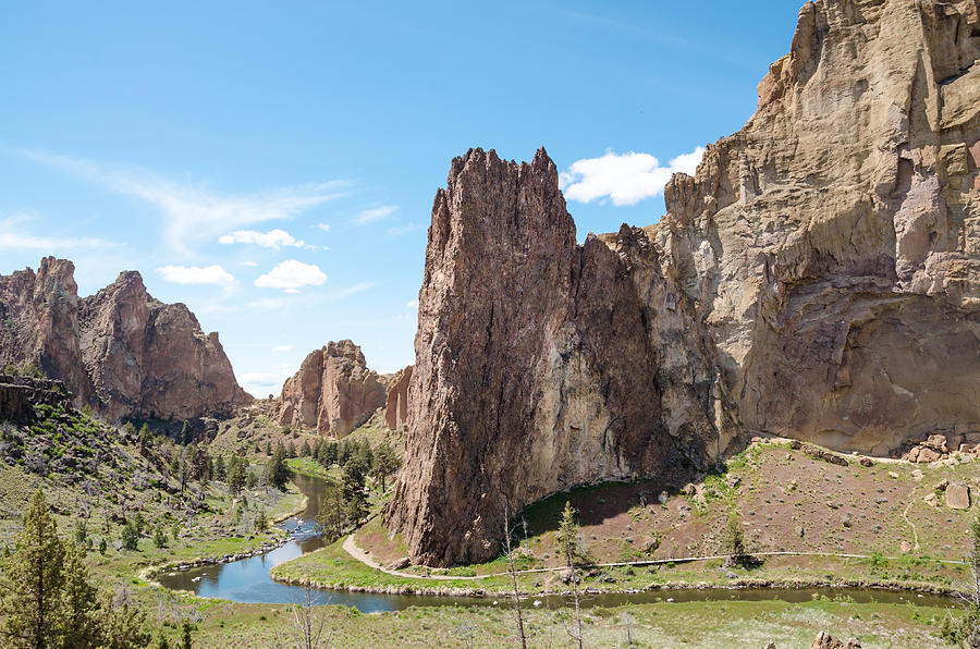 Smith Rock State Park Pathway Photograph by Margaret Pitcher