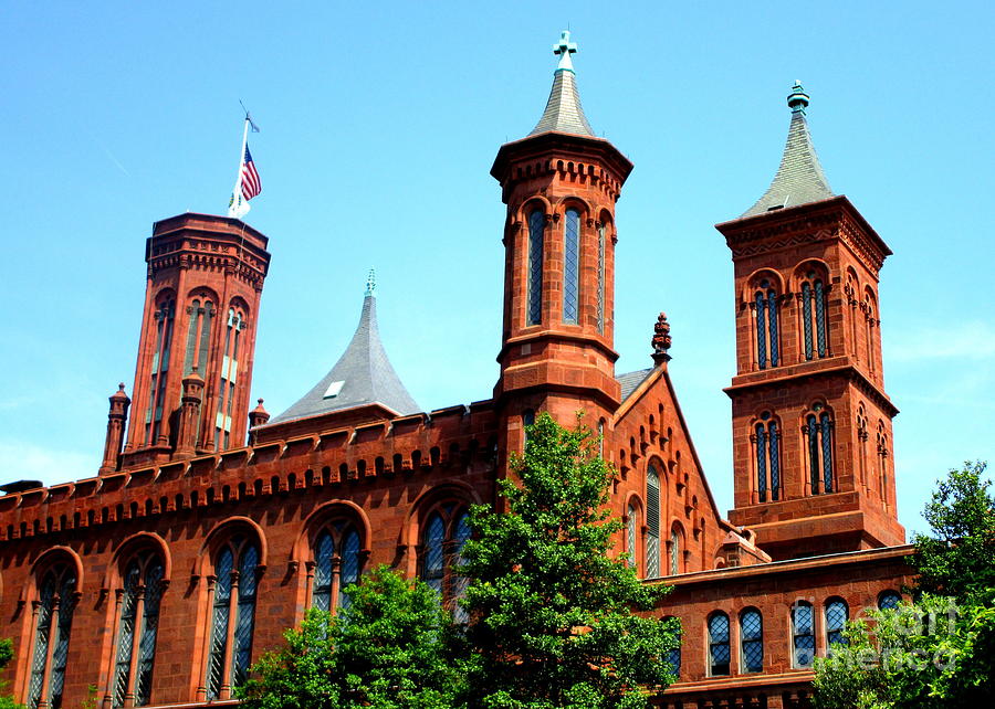 Smithsonian Castle 1 Photograph by Randall Weidner