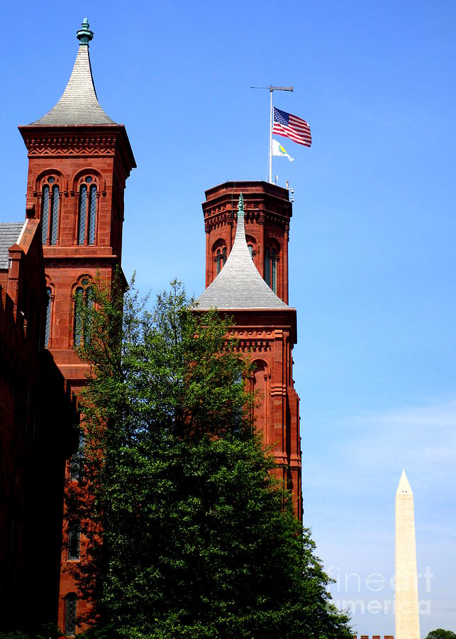 Smithsonian Castle 3 Photograph by Randall Weidner