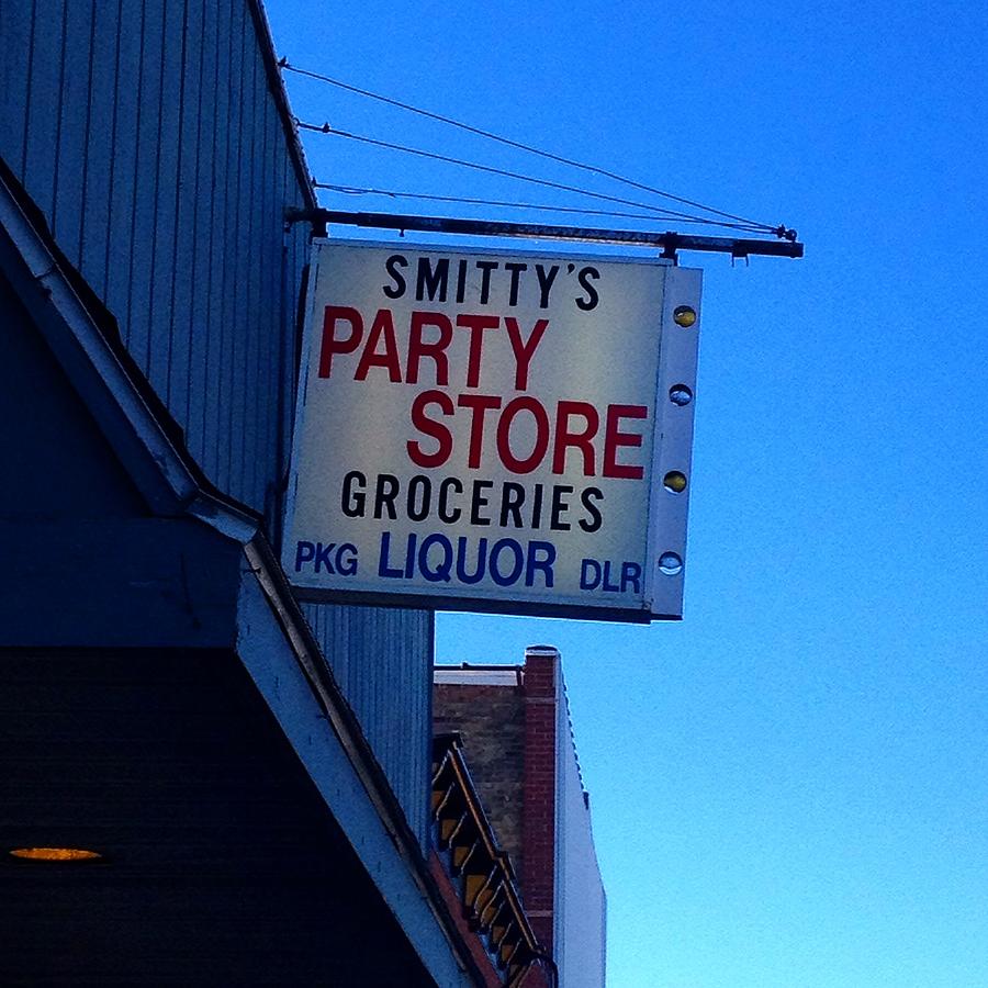 Smittys Party Store Front Entrance Photograph by Chris Brown