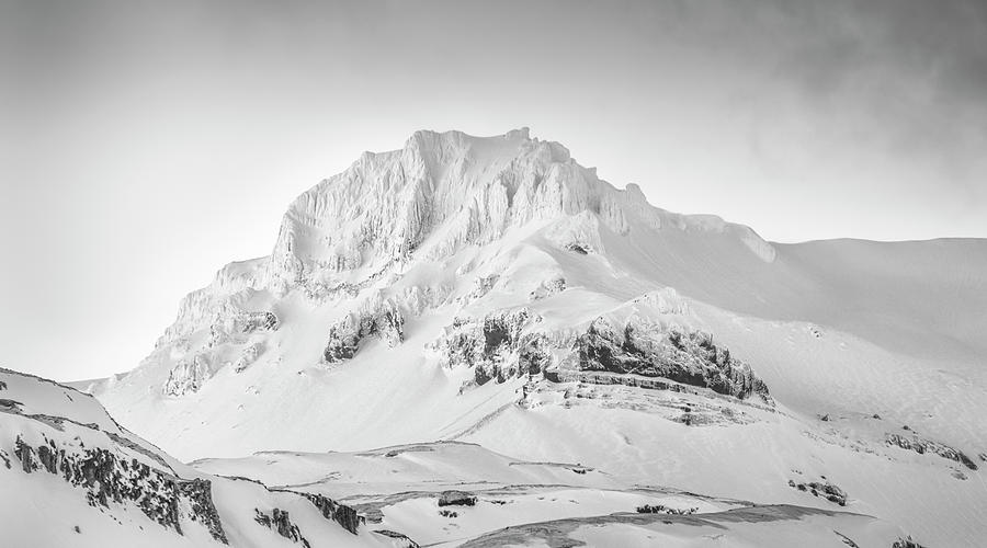 Iceland Photograph - Smjorhnukur Cloaked In White by Glen Sumner Iceland Photograph - Smjorhnukur Cloaked In White by Glen Sumner