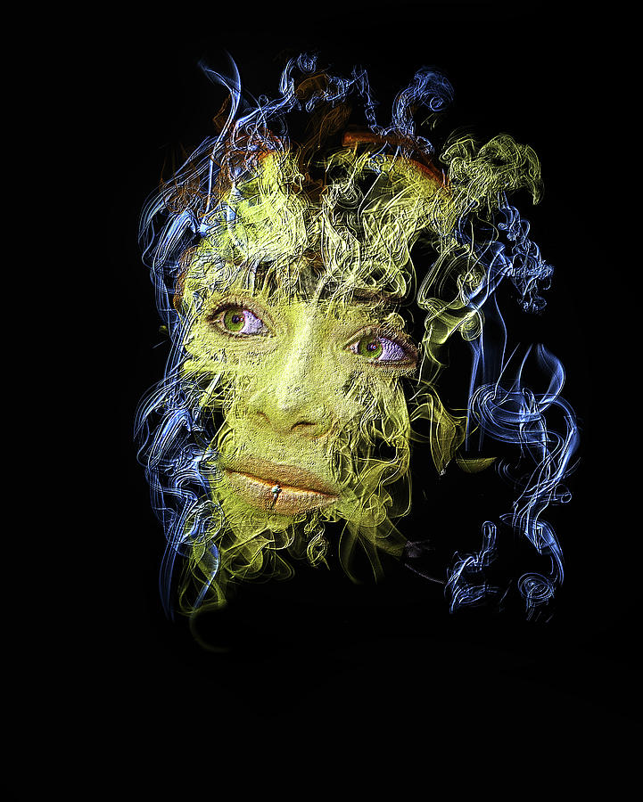 Abstract Photograph - Smoke and Mirror by David Johnson