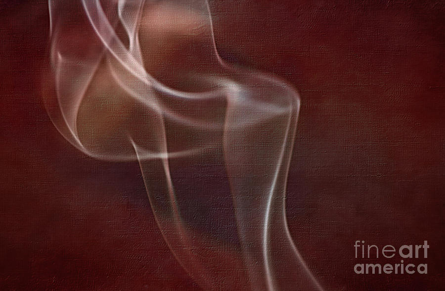 Abstract Photograph - Smoke Art Abstract by Kaye Menner by Kaye Menner