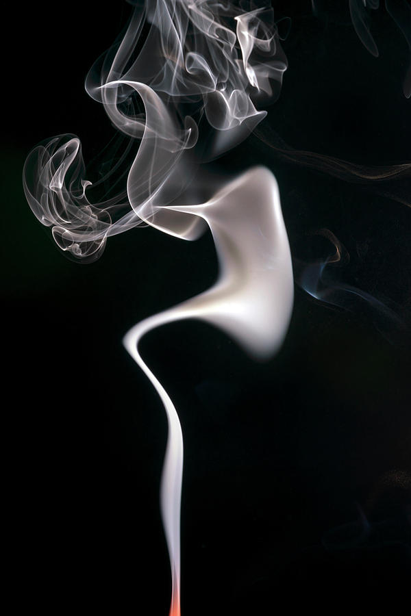 Cool Photograph - Smoke Dance by Christopher Johnson