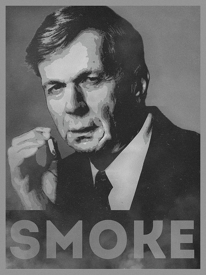 Smoke Funny Obama Hope Parody Smoking Man Digital Art by Philipp Rietz