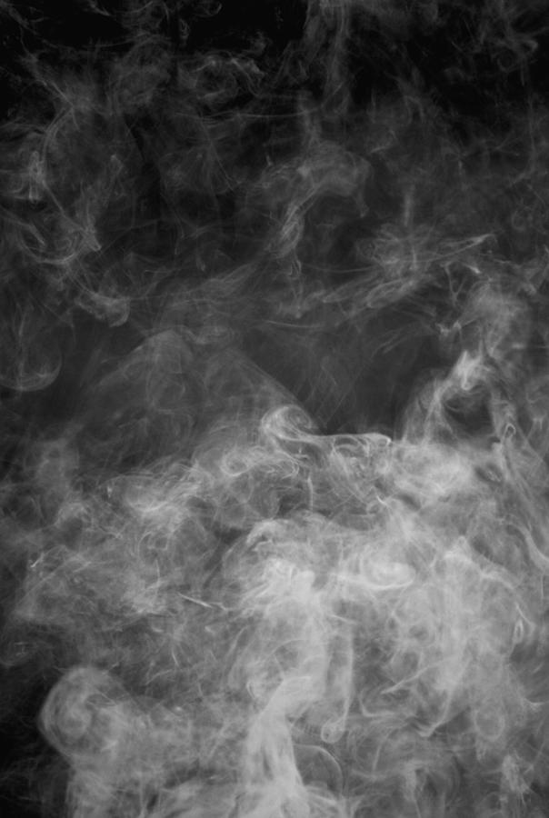 Black And White Photograph - Smoke Gets In Your Eyes B n W by Richard Andrews