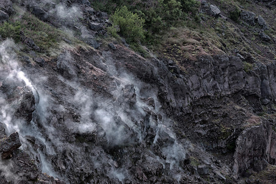 Smoke on Mount Vesuvius Photograph by Travis Rogers