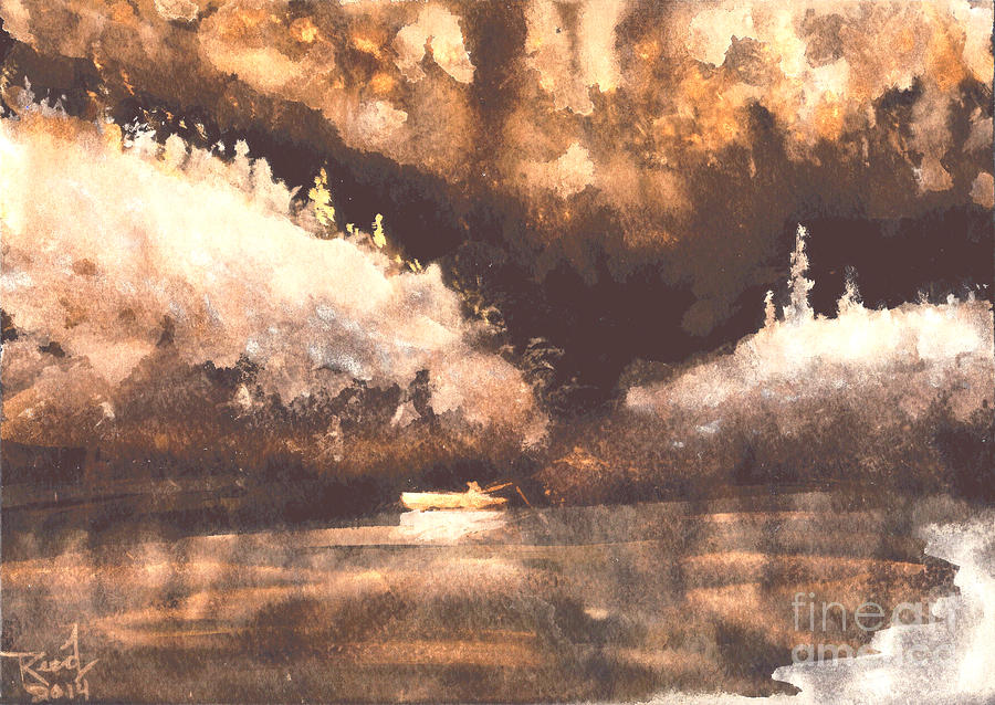 Landscape Digital Art - Smoke On The Water 2 by Reed Novotny