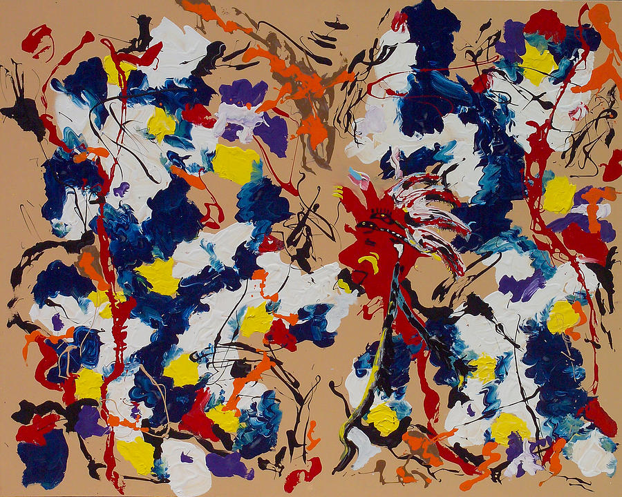 Paintings Painting - Smoke Signals by Wayne Salvatore Paintings Painting - Smoke Signals by Wayne Salvatore